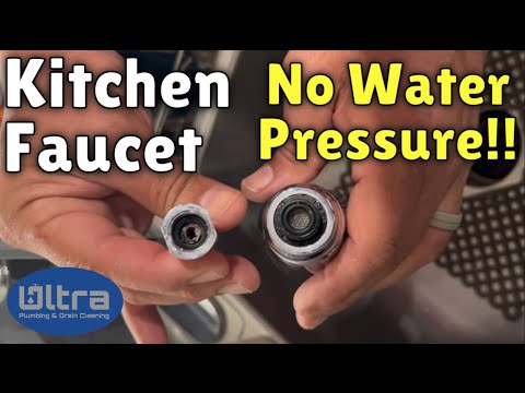 EASY Fix For No Pressure Kitchen Faucet - Plumbing Repair
