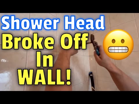 How To Remove A Broken Shower Arm - Shower Head Arm Stuck In The Wall - Ultra Plumbing