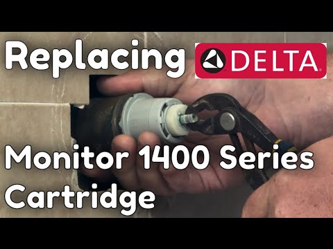 Delta Monitor 1400 Series Shower Cartridge Replacement - Plumbing Repair &amp; Installation