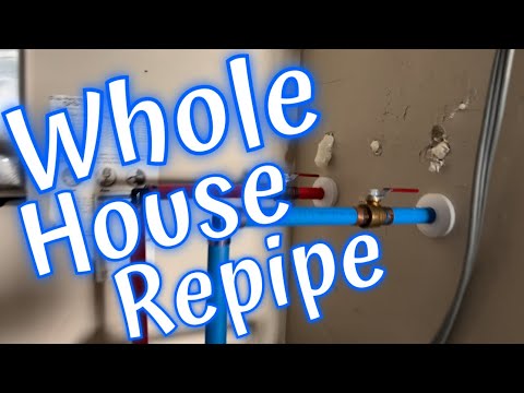 Repipe Replacement Of All Hot &amp; Cold Copper Water Supply Pipes With New PEX Pipes - Naples Repiping