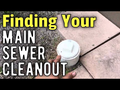 How to Find Your Main Sewer Cleanout - Locating Cleanout - Ultra Plumbing &amp; Drain Cleaning, Inc.