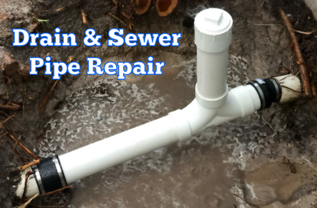 Drain & sewer pipe repair