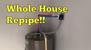 Whole house water supply repipe in Fort Myers.