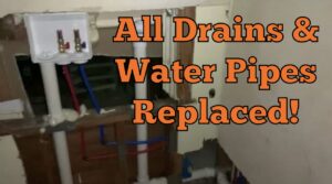 Full Drain System Replacement and whole house water supply repipe.