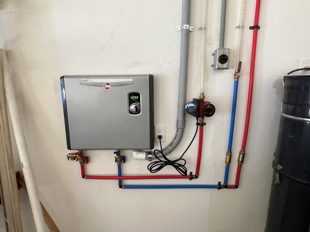 Electric Tankless Water Heater Installation